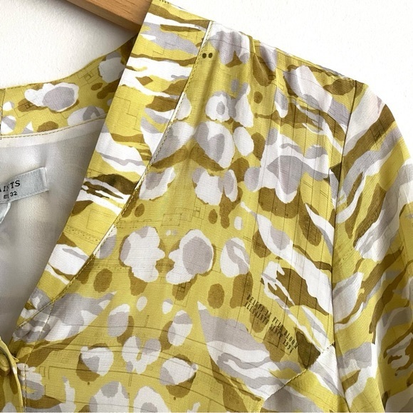 ALLSAINTS Frankie Oniyuri Dress Yellow NWT - Picture 6 of 11